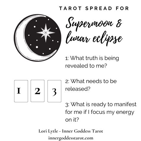 Lunar divination tarot